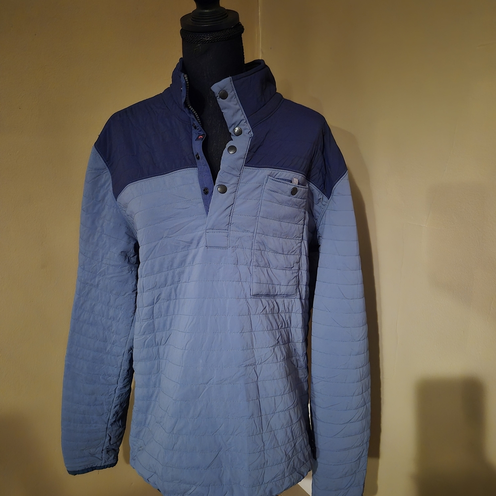 Men's Blue Quilted Jacket